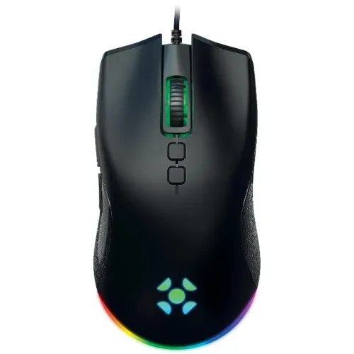 Mouse Gamer Fortrek Blackfire, RGB, USB, 7200DPI, 6 Botões, Preto, Novo, Lacrado