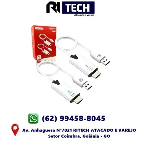 Transmissor Hdmi Sem Fio 30 Metros Tomate Full Hd Anatel 