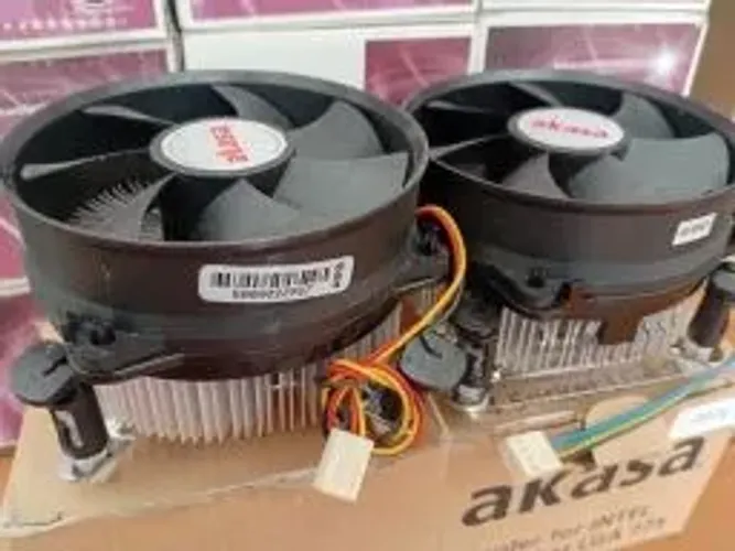CPU_Fan LGA775: Ventoinha + Dissipador Wise Cooler Master Akasa 12V RPM22000+