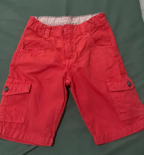 Bermuda cargo Alphabeto TAM 8-10 anos 