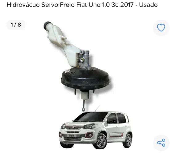 Hidrovácuo Servo Freio Fiat Uno 1.0 3c 2017 - Usado