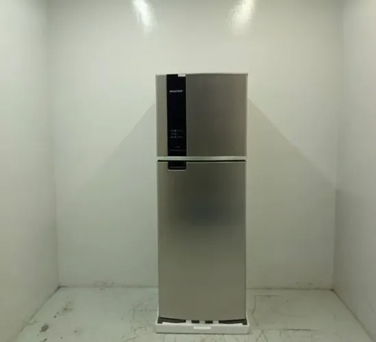 Geladeira Brastemp inox na caixa 