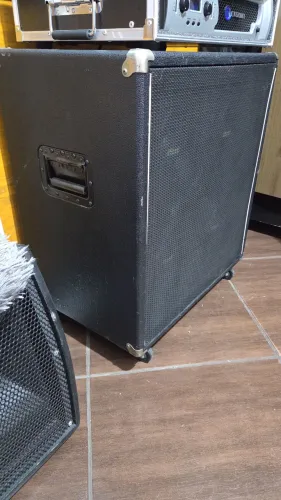 Gabinete Caixa de Contrabaixo 410 Classic Vintage + Power amp Digital Aiyma
