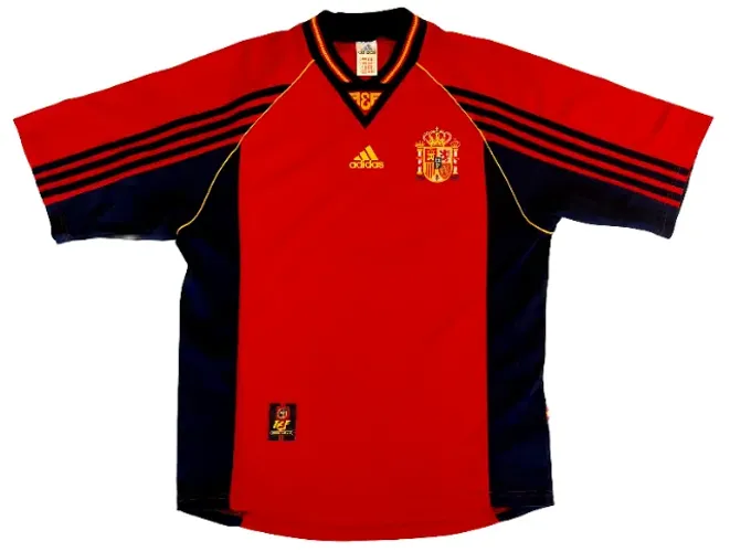 Camisa Original Seleção da Espanha 1998 em perfeito estado de conservação