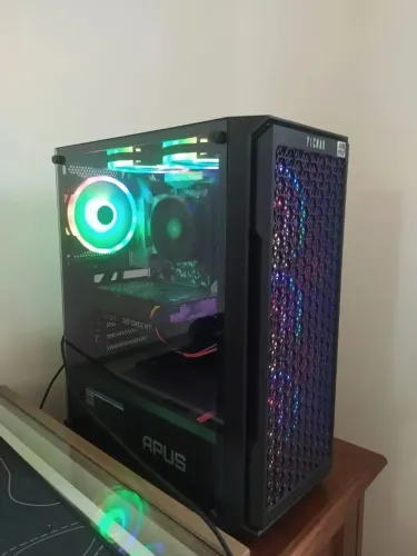 "Setup Gamer Completo - PC i3-13100F, RTX 3060 Ti, 16GB, SSD + Monitor, Teclado, Mouse