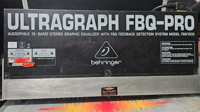 Equalizador Gráfico Behringer ULTRAGRAPH (Usado) FBQ1502