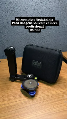 Nodal ninja para fotos 360 com câmera profissional
