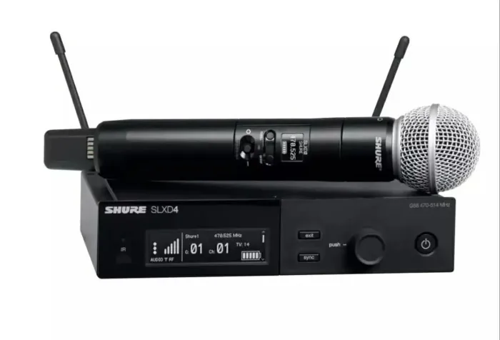 Microfone Sem Fio Shure SLXD24/SM58-G58