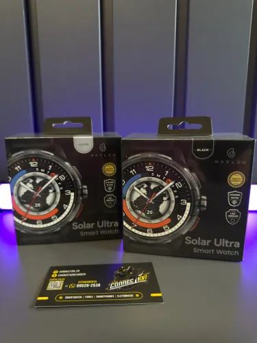 Smartwatch HAYLOU Solar Ultra | Tela AMOLED | GPS