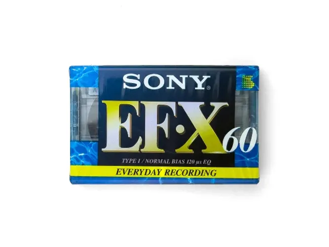 Fita Cassete Sony EFX 60 Type 1 C0131