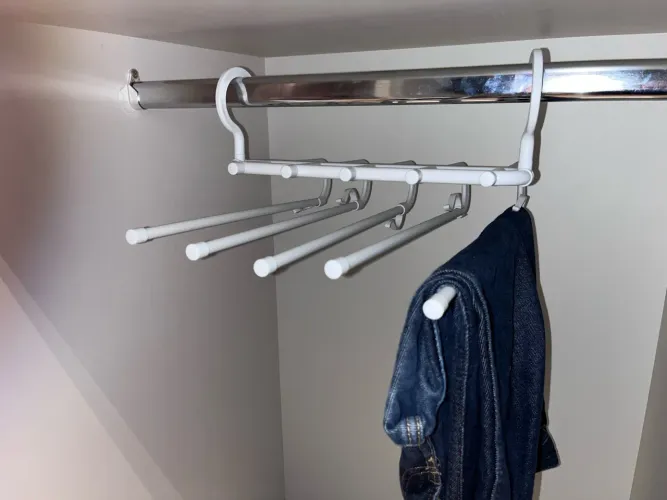 Organizador de Calças Multifuncional - Otimize seu espaço!