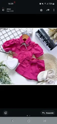 Conjunto Infantil Blogueirinha
