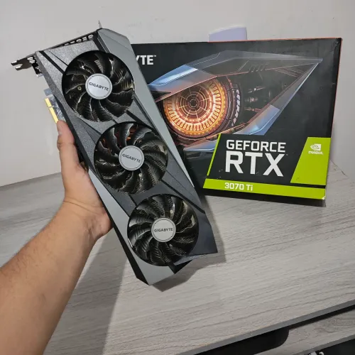 Rtx 3070ti RGB gigabyte até 12x no cartão