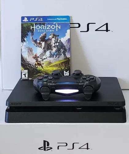 PS4 Slim c/ GARANTIA + Brinde. Temos LOJA!!!!!!!