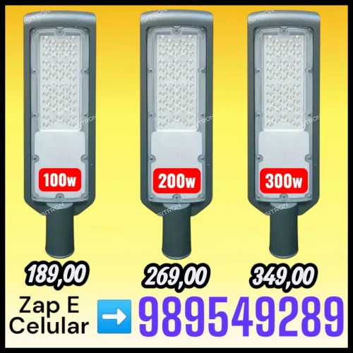 Luminaria Publica de LED  Para Poste 100w até 300W 
