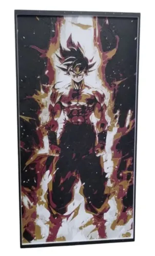Quadrinho 3D - Goku Dragon Ball