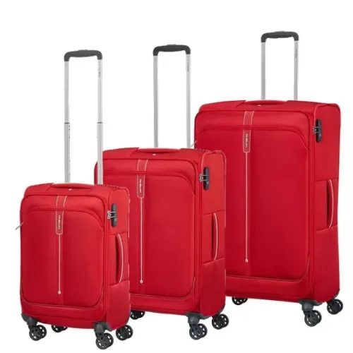 Conjunto de Malas Samsonite Popsoda P, M e G Vermelha