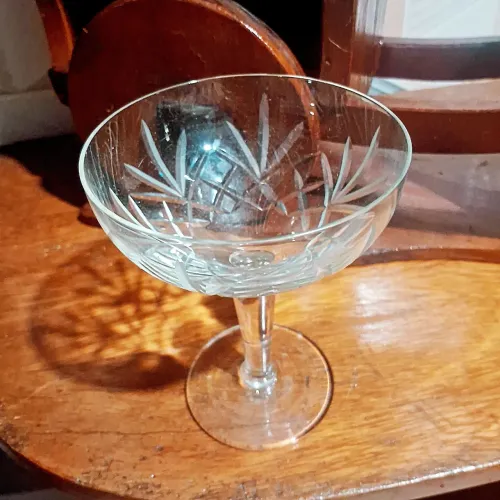 Taça de Cristal Decorativa