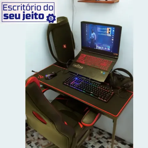 Mesa para Computador NOVA Reforçada Estilo Industrial Multiuso de estudo Notebook Office
