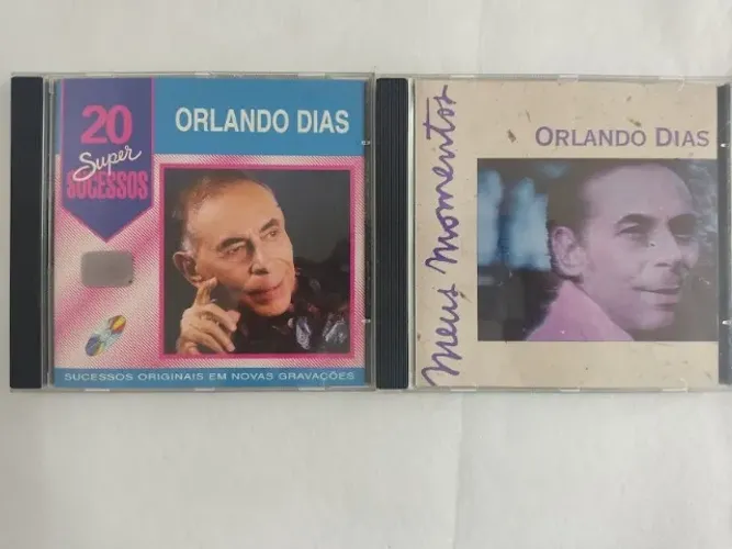 Kit 2 Cds Orlando Dias - Meus Momentos - 20 Super Sucessos 