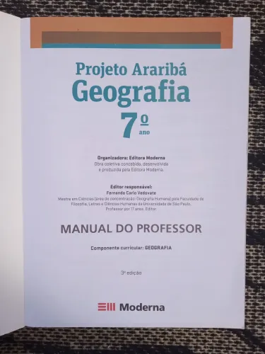Livro de Geografia - Projeto Araribá - 7o ano