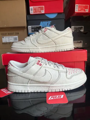 Nike Dunk Low SE Sashiko Light Orewood Brown - tamanho 40BR, original (808)