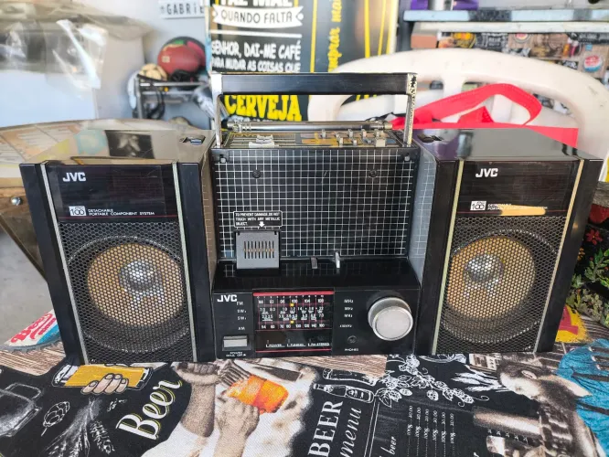Mini System JVC PC-100 - Retrô e Funcional!