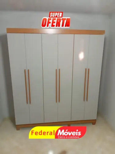 Guarda Roupa 6 Portas Novo - Espaço e Organização!
