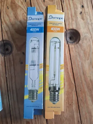 Lâmpadas de Vapor Metálico e de Sódio 400W - Demape