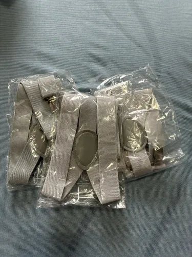 Suspensório juvenil cinza!