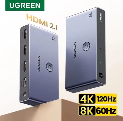 Switch HDMI 2.1 4K 120Hz 8K 60Hz UGREEN
