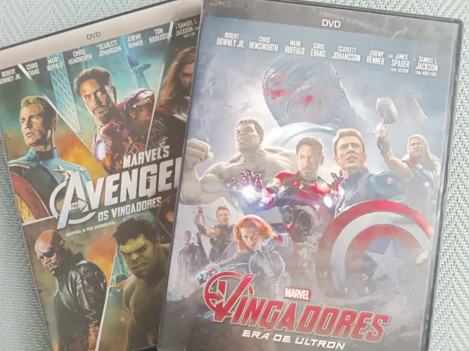 2 Dvds: Os Vingadores e Vingadores Era de Ultron
