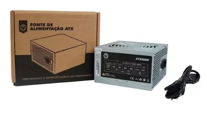 Fonte Real 500w Bpc-5330-b (Fabricação Nacional) - BRAZIL PC