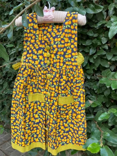 Vestido Infantil Limão Siciliano