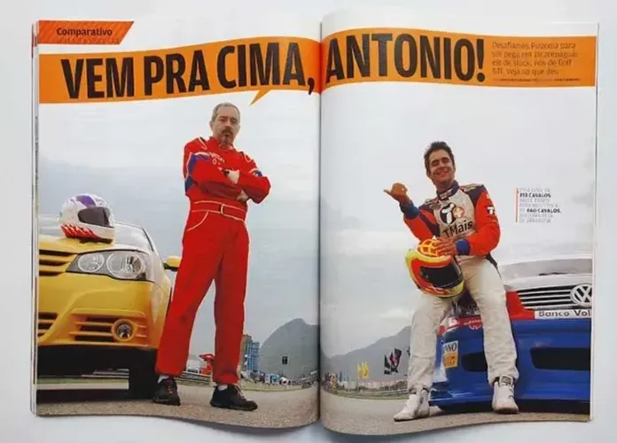 Golf GTI x Bora Stock Car - Revista Auto Esporte 2008