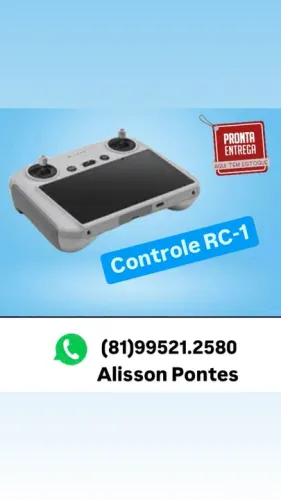 Controle drone dji RC 1 tela