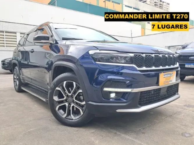 Commander Limited 1.3 T270 Azul com 7 Lugares 2024. Chama no Whatsapp.