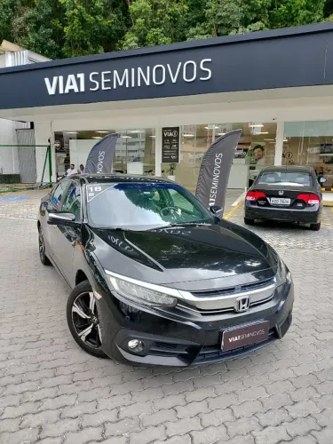  Civic Sedan Touring 1.5 At  2018 - Revisado e Laudo Cautelar - Ipva 25 e Transferencia 