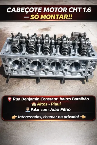 Cabeçote motor CHT 1.6