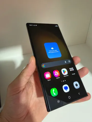 Samsung Galaxy S23 Ultra 5G Estado de novo, passo cartão