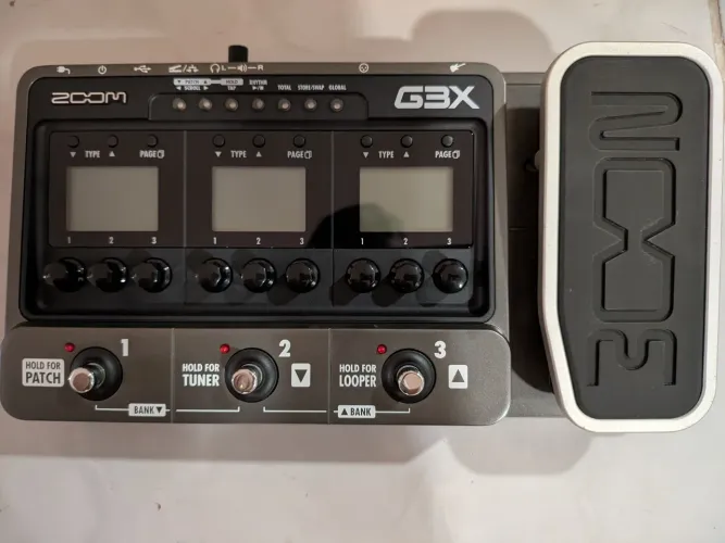 Pedaleira zoom G3X completo!