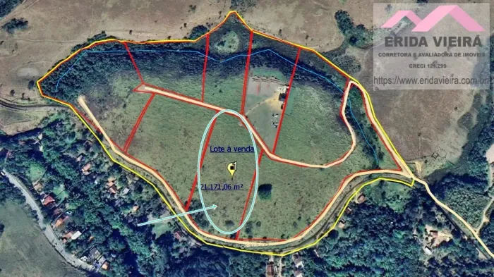 Lote/Terreno para venda possui 20 mil metros quadrados no  Bairro Piracuama - Pindamonhang