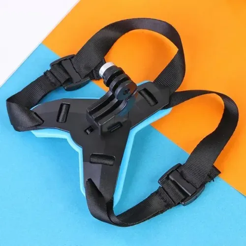 Suporte de Queixo para Capacete - Grave seus Motovlogs com Celular ou GoPro