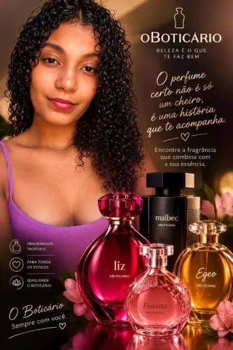Vendo o boticário liz lily EODURA floratta egeo malbec