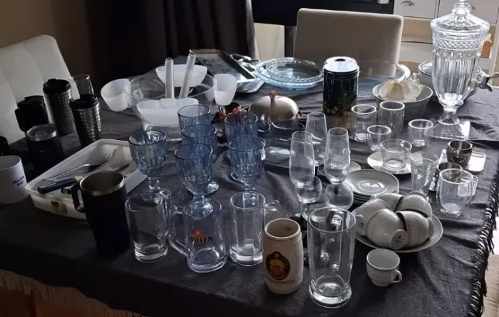 Conjunto de Louças e Taças
