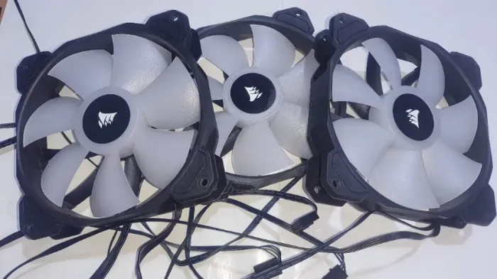 Fan Corsair SP120 RGB Elite 120mm 12cm Com 3 Unidades PWM