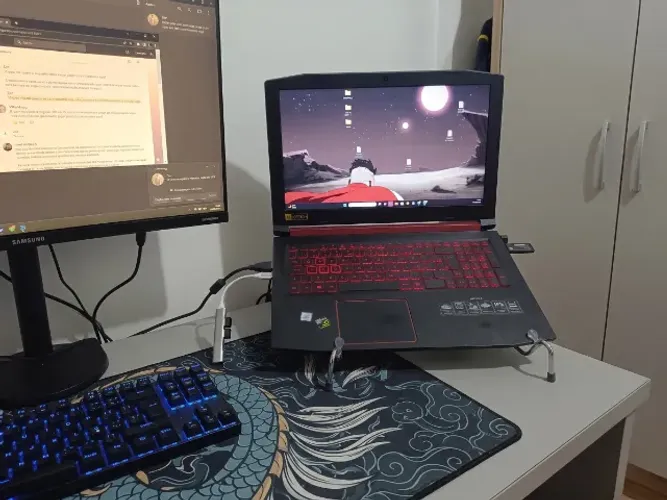 Notebook Gamer Acer Nitro 5 - i7 8ª Ger. | 16GB RAM | SSD+HD | GTX 1050Ti