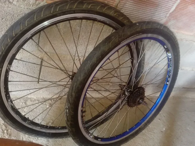 Jante aero aro 26 completo as duas 100