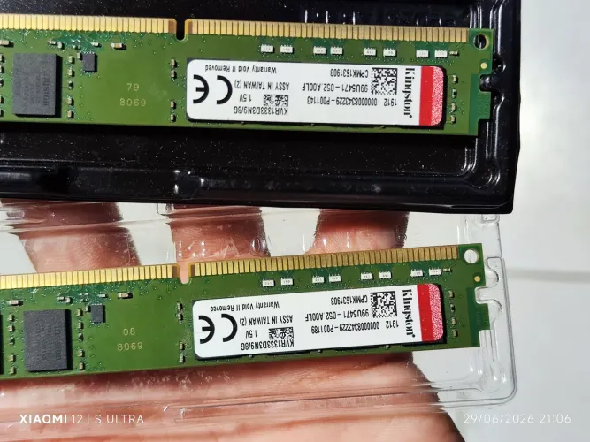 Memória RAM 2 x 8gb