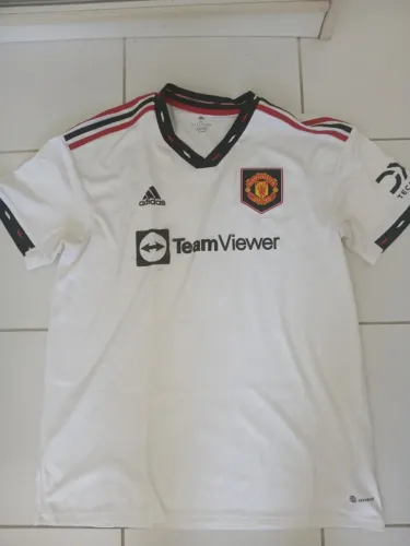 Camisa Manchester United Branca Adidas Original 22/23 - Tamanho XL